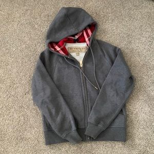 Burberry Zip Up Hoodie